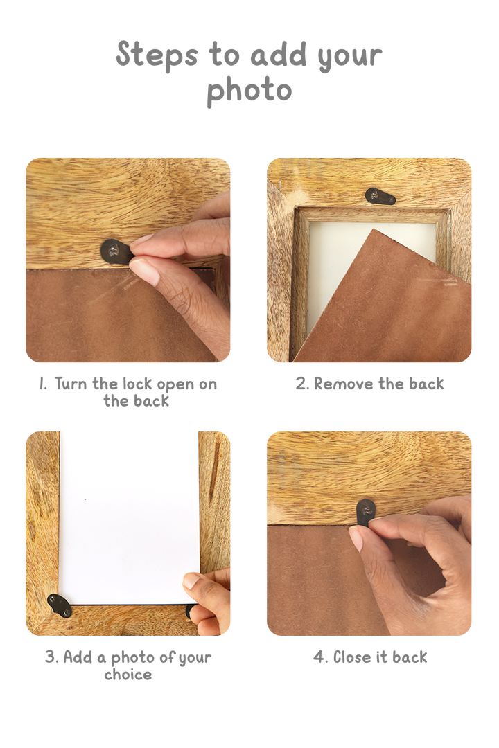 Wooden Photo Frame - Mother's Day Limited Edition