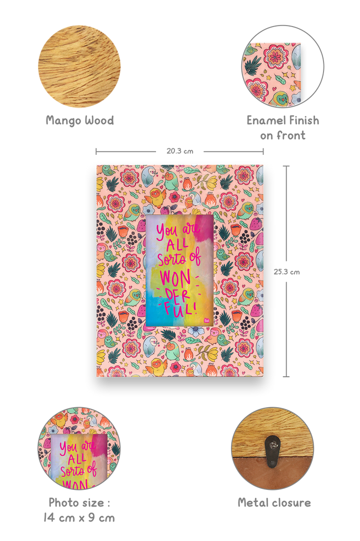 Wooden Photo Frame - Mother's Day Limited Edition