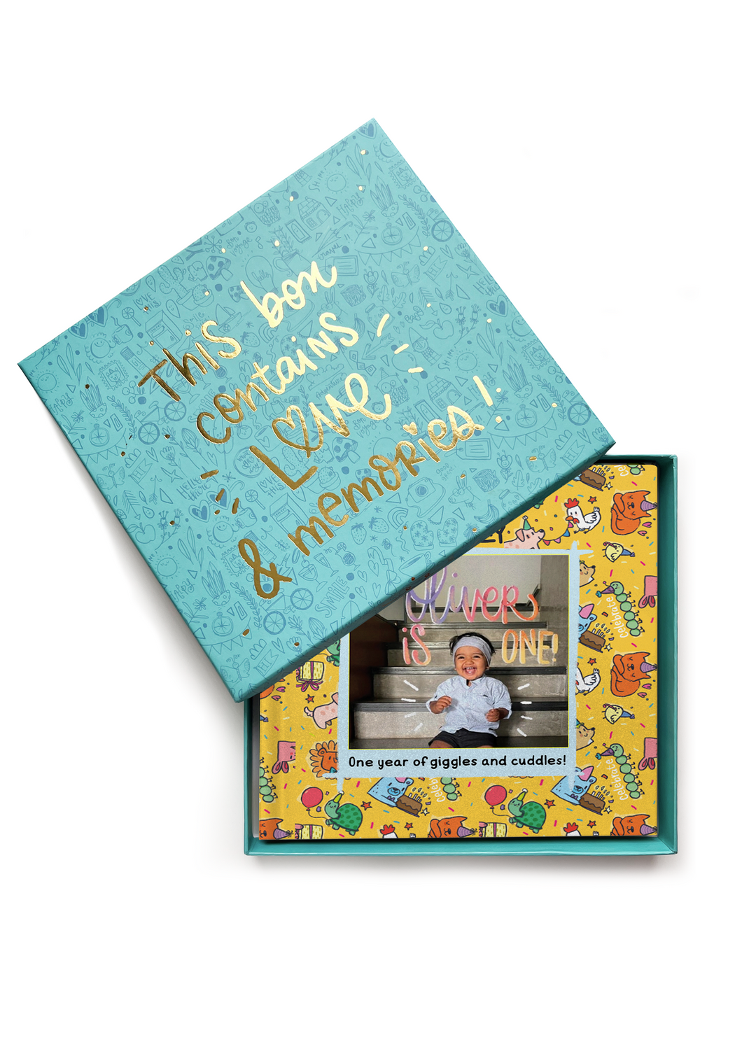 Kids  1st Birthday Custom Photobook - Medium