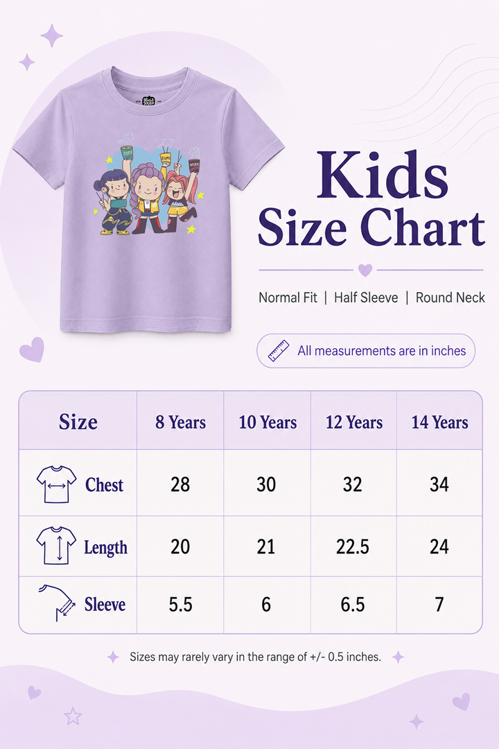 Kpop Demon Hunters Unisex T-shirt - For Kids