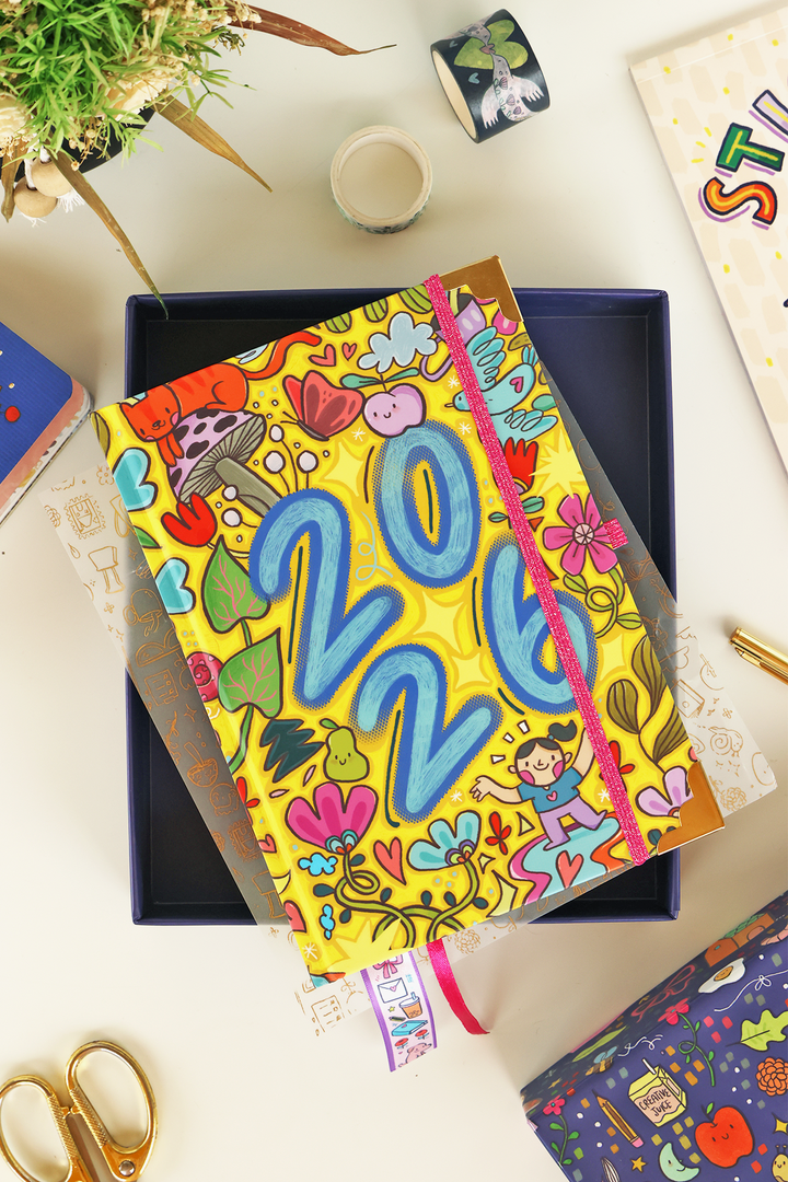 The Ultimate 2026 Hardbound Planner + Pocket Planner + Sticker Book
