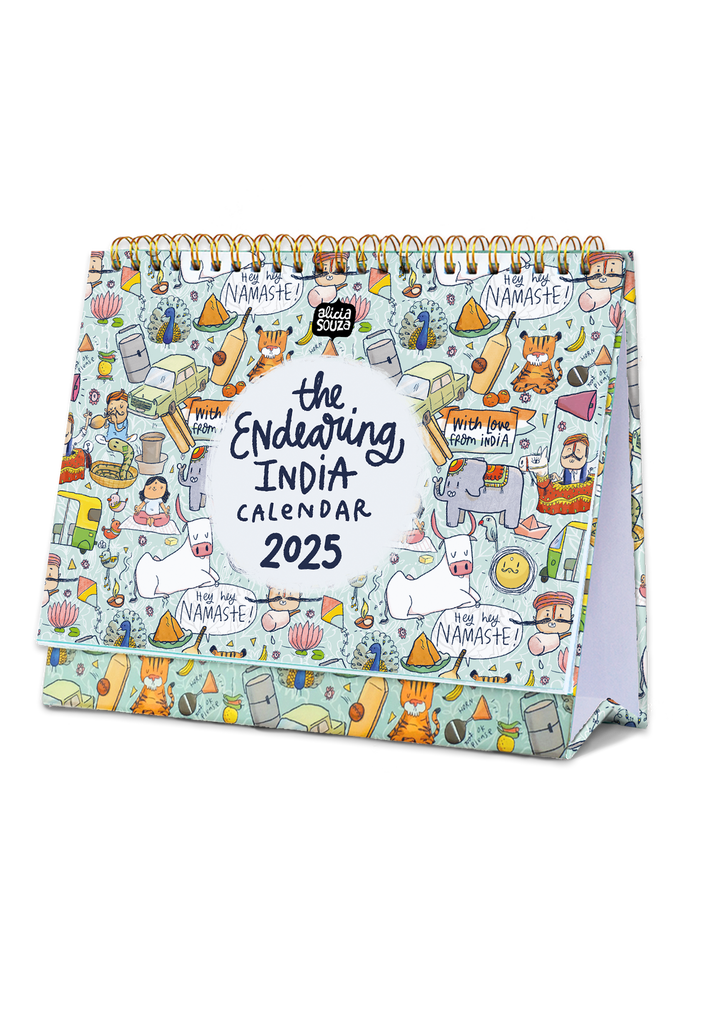 2025 Endearing Desk Calendar