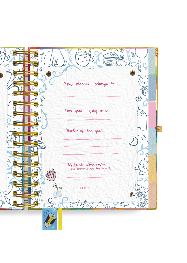 The Ultimate Joy Undated Wiro Planner + Pocket Planner + Sticker Book