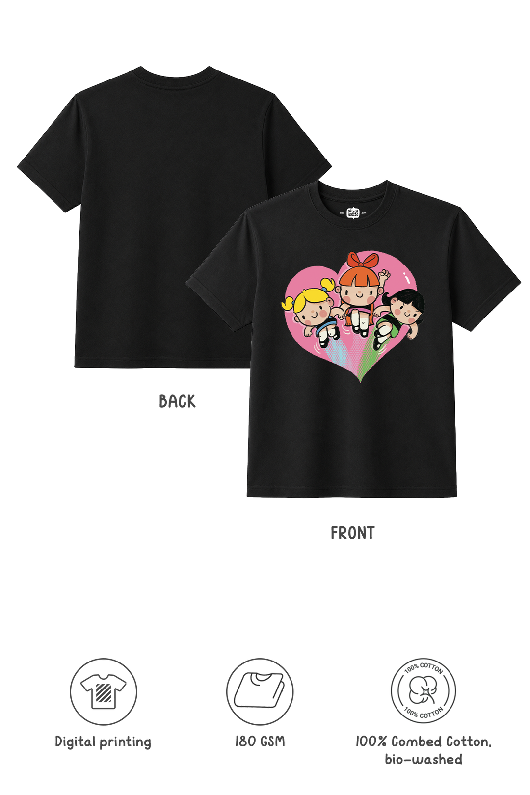 Power Puff Girls Unisex T-shirt - For Adults