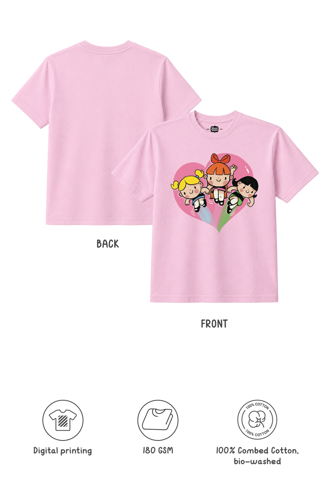 Power Puff Girls Unisex T-shirt - For Adults