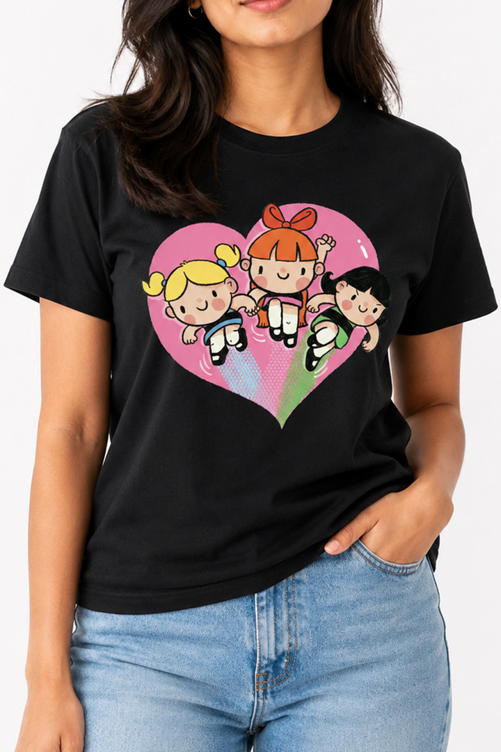 Power Puff Girls Unisex T-shirt - For Adults
