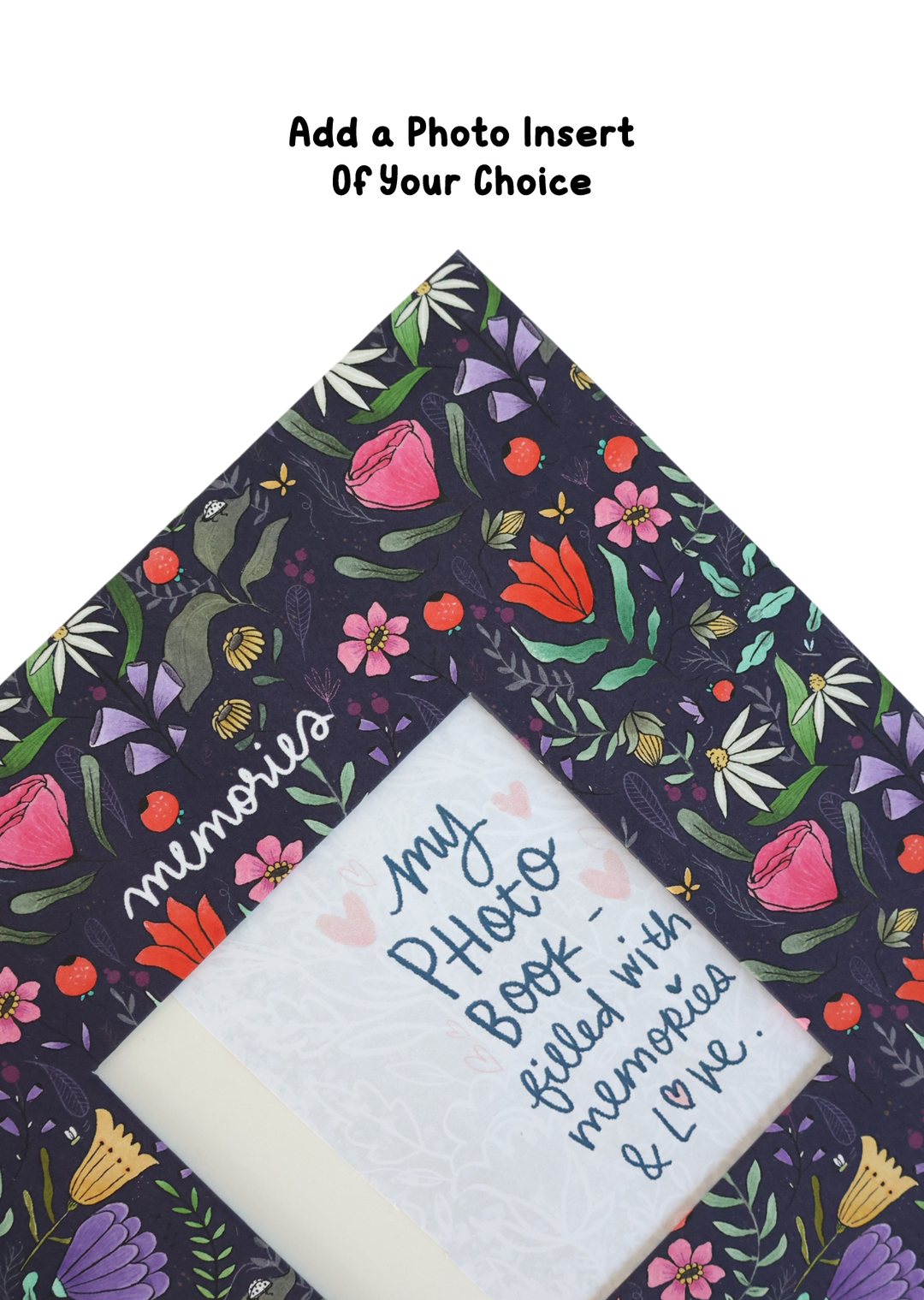 Purple Floral Mini Photo Album