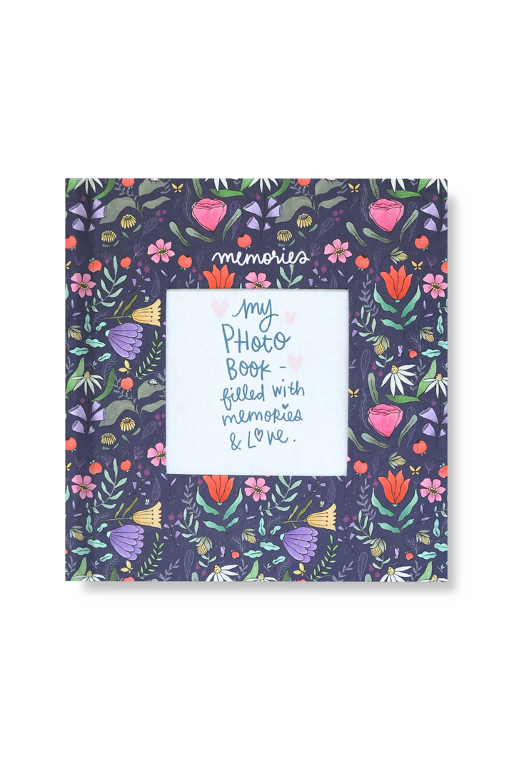 Purple Floral Mini Photo Album