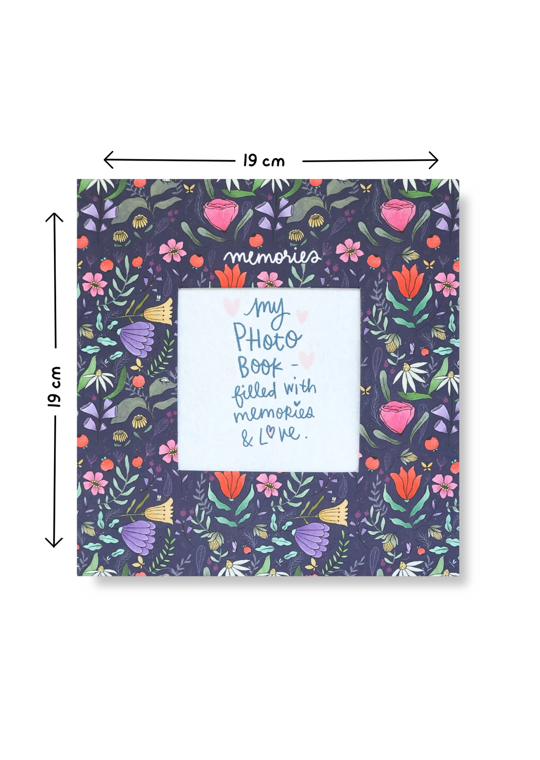 Purple Floral Mini Photo Album