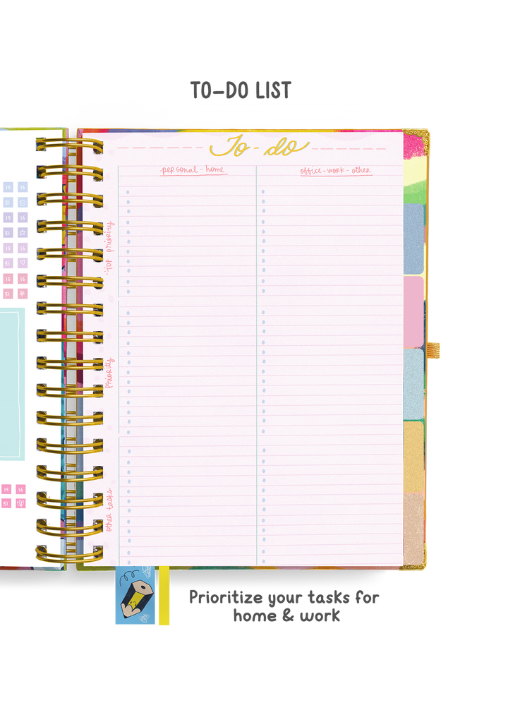 The Ultimate Joy Undated Wiro Planner + Pocket Planner + Sticker Book