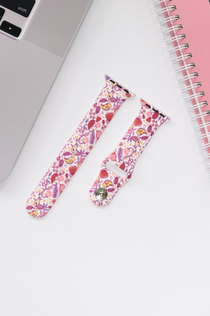 Bird Flow 22mm Watch Strap with Push Button