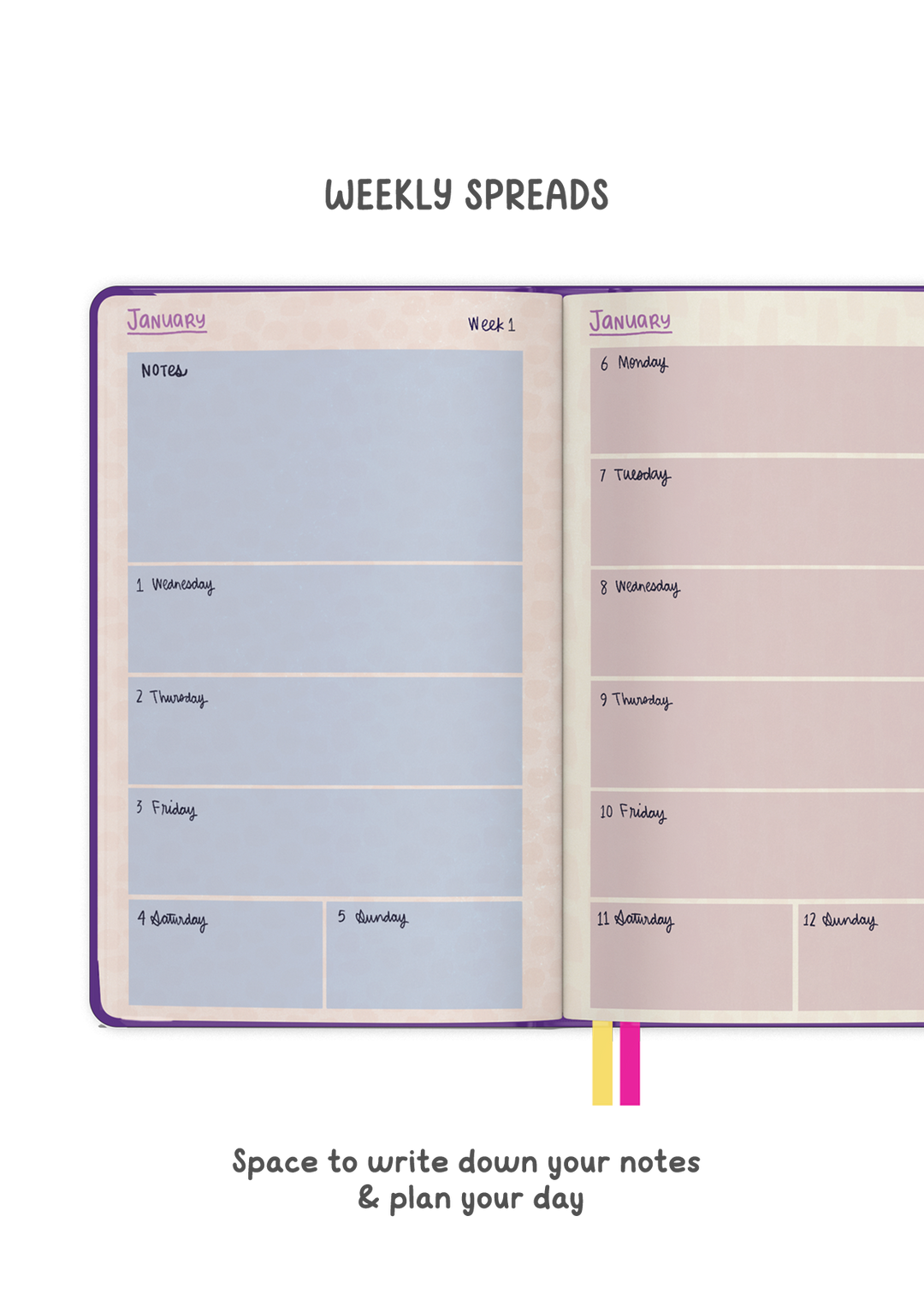 2025 Daily Planner  + Weekly Planner Combo