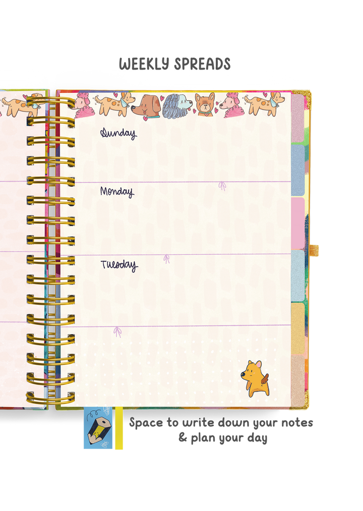 The Ultimate Joy Undated Wiro Planner + Pocket Planner + Sticker Book