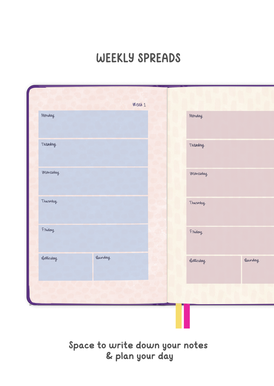 The Joy Undated Combo Yearly + Weekly Planner