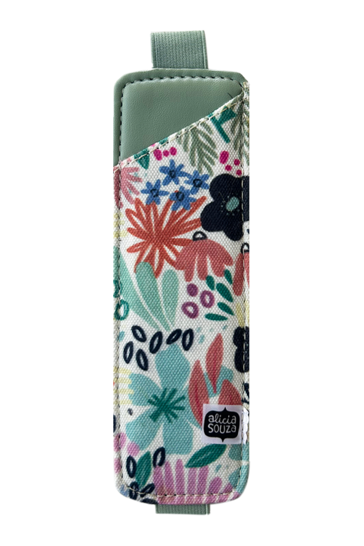 White Floral Pen Holder