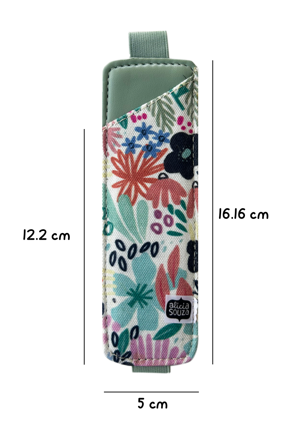 White Floral Pen Holder