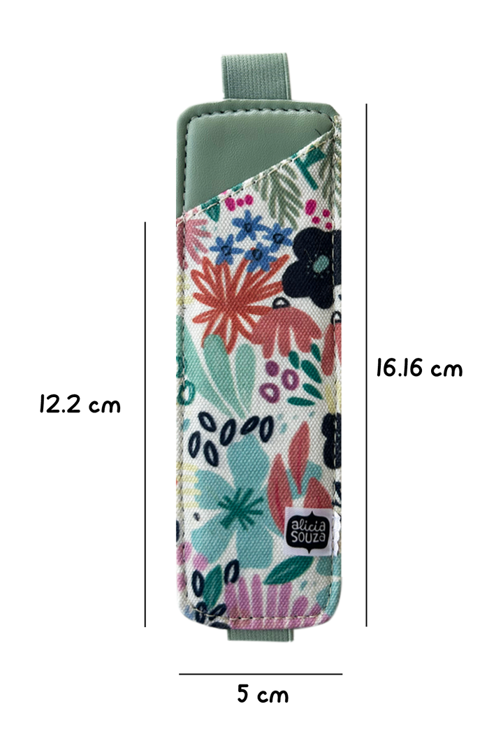 White Floral Pen Holder