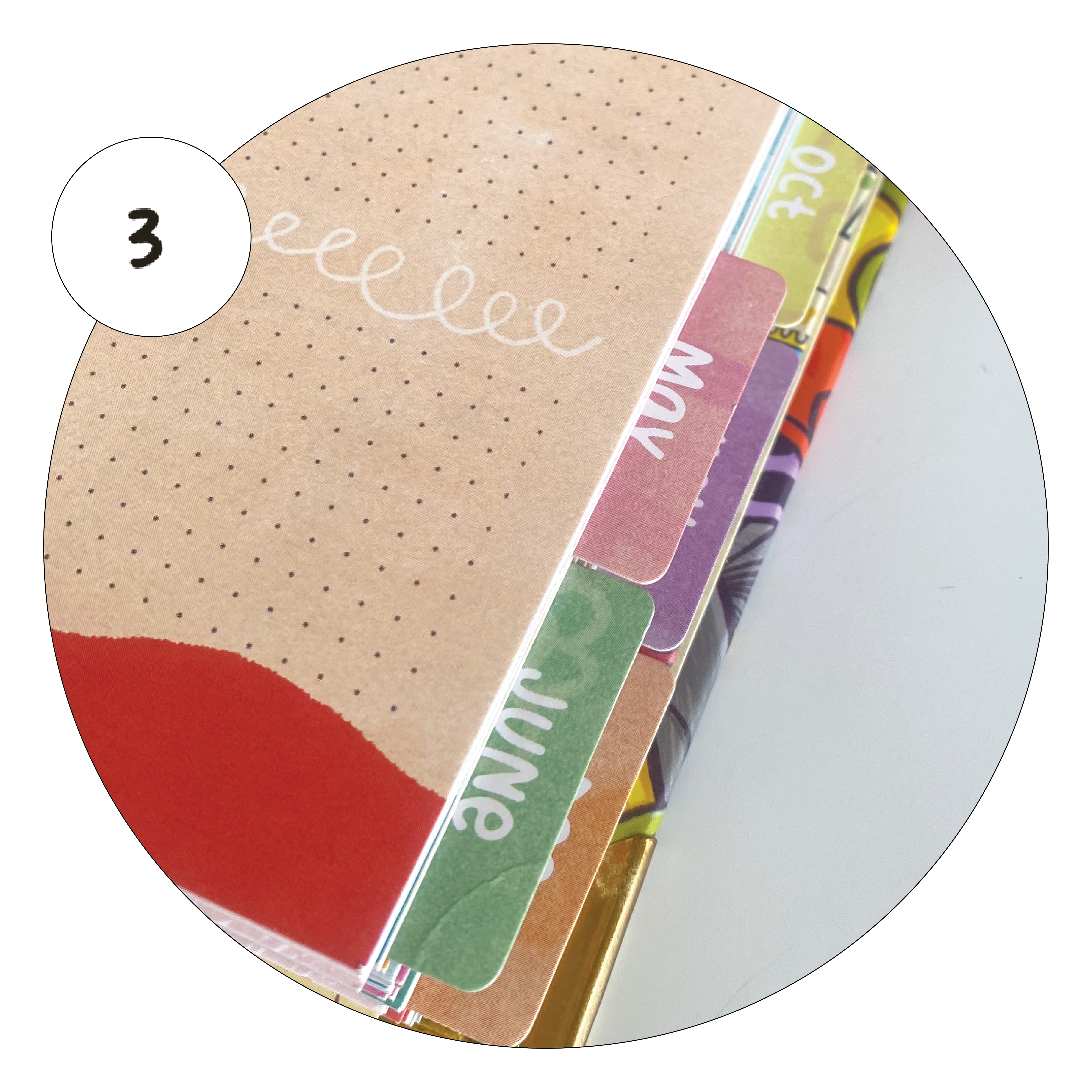 Easy-to-Use Monthly Tabs