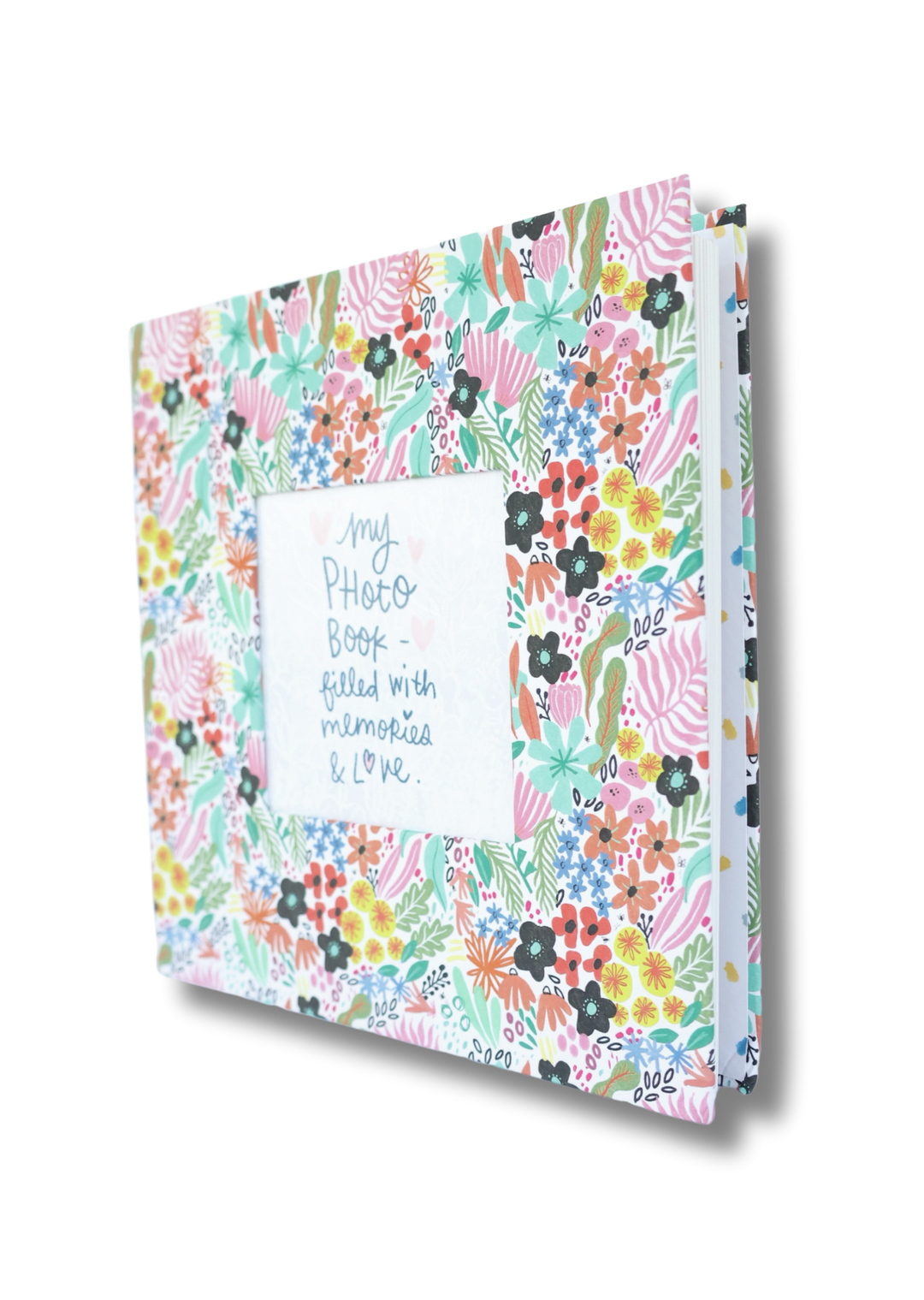 Yellow & Blue Floral Mini Photo Album