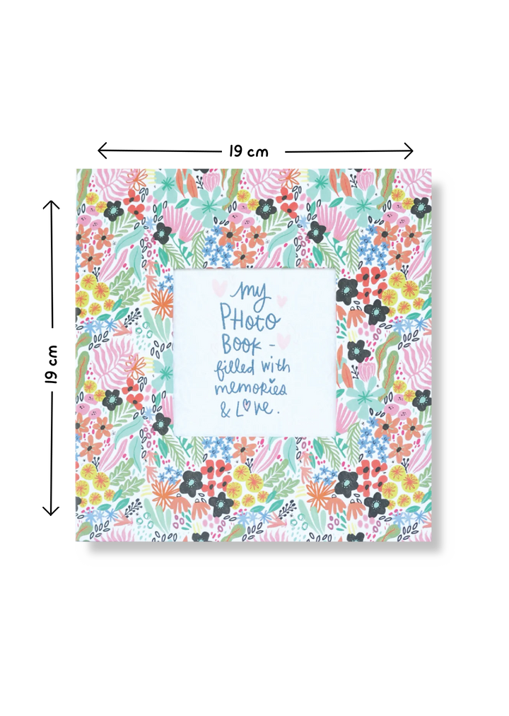 Yellow & Blue Floral Mini Photo Album