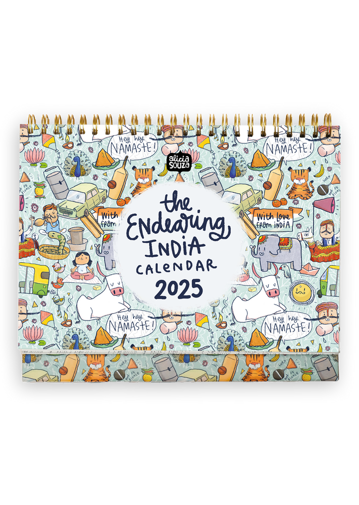 2025 Endearing Desk Calendar