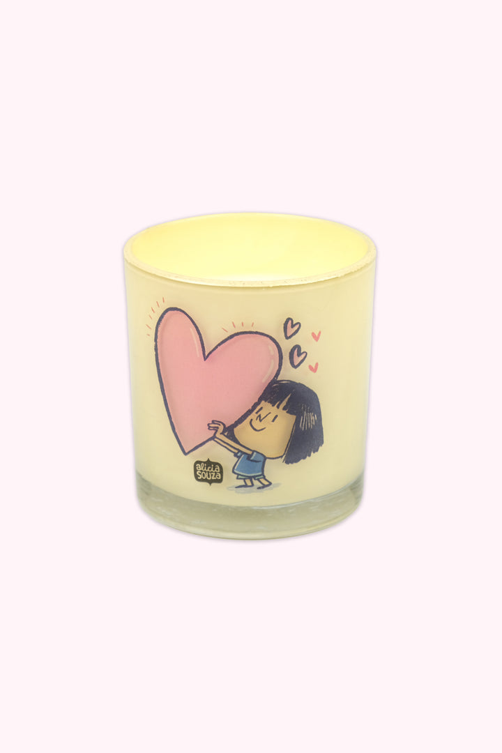 Girl Heart Scented Candle