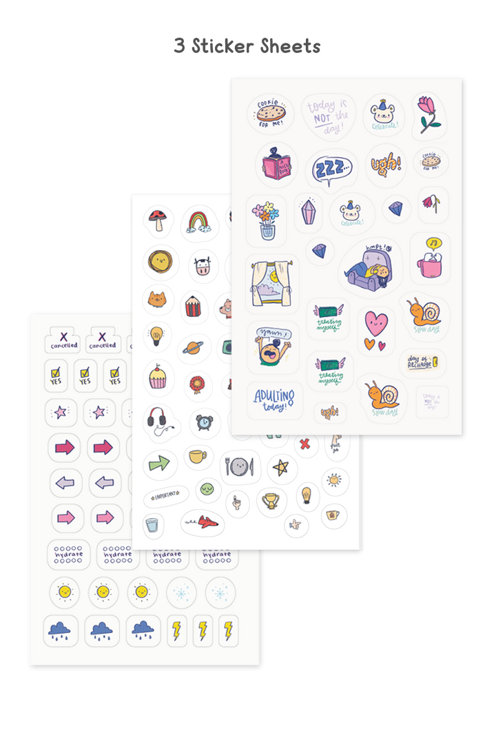 2026 Ultimate Weekly Planner + 3 Sticker Sheets