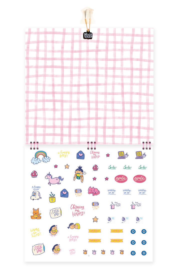 2026 Everyday Happiness Wall Calendar