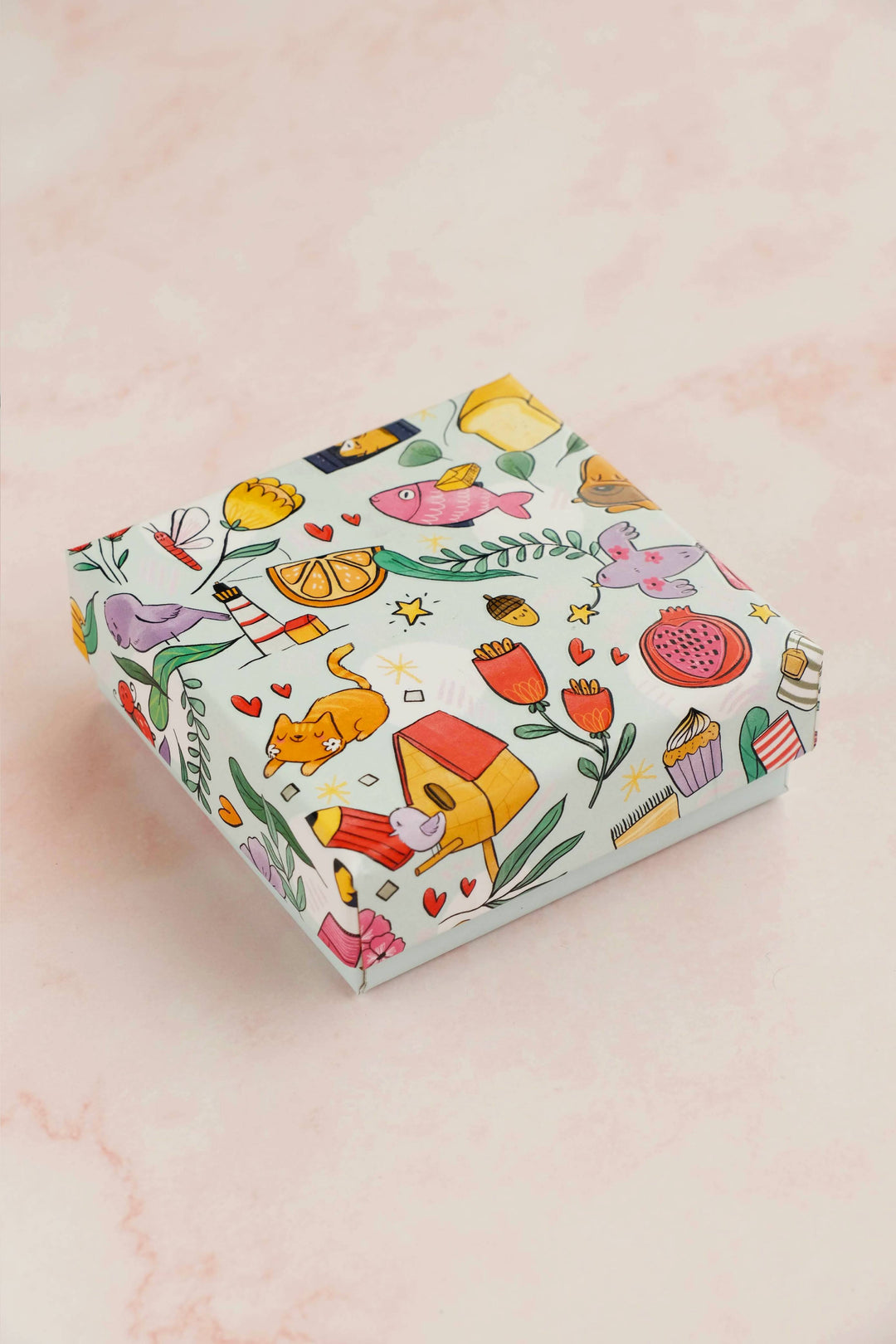 Wonderful World Pencil Pouch + Pencils + Sticky Notes Combo