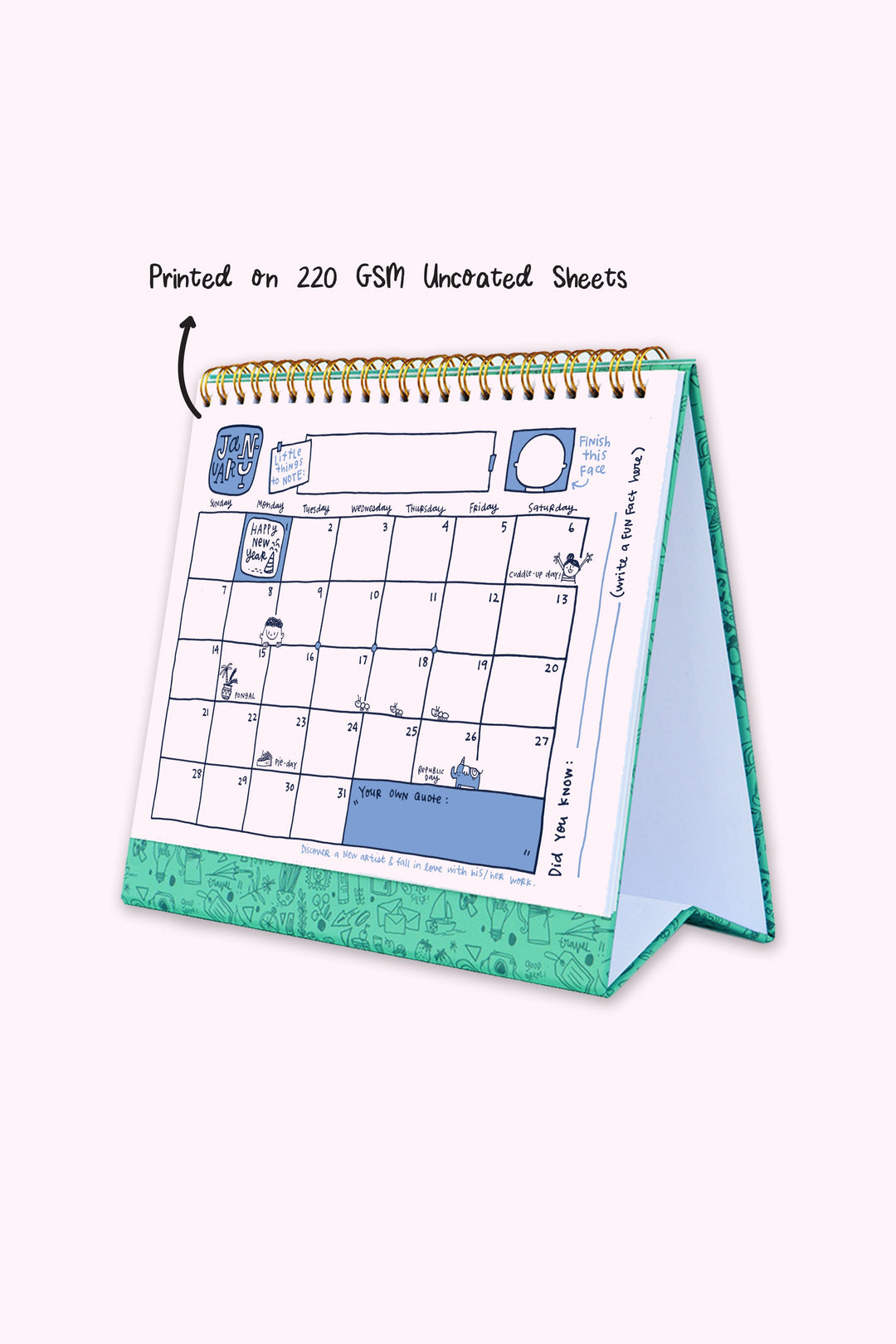 2024 The Calendoodler Desk Calendar