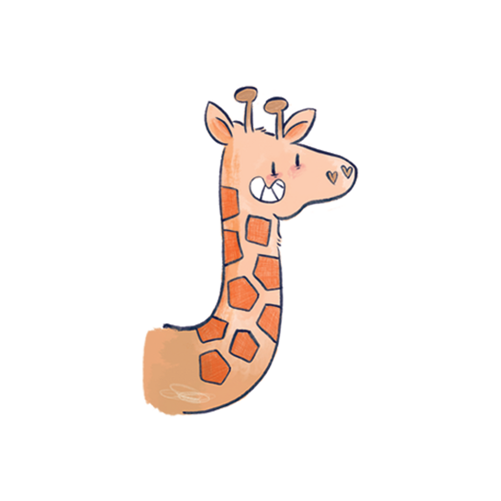 Sticker bambini tre giraffe - TenStickers