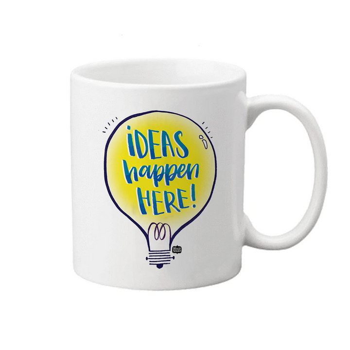 Ideas Happen Here Mug