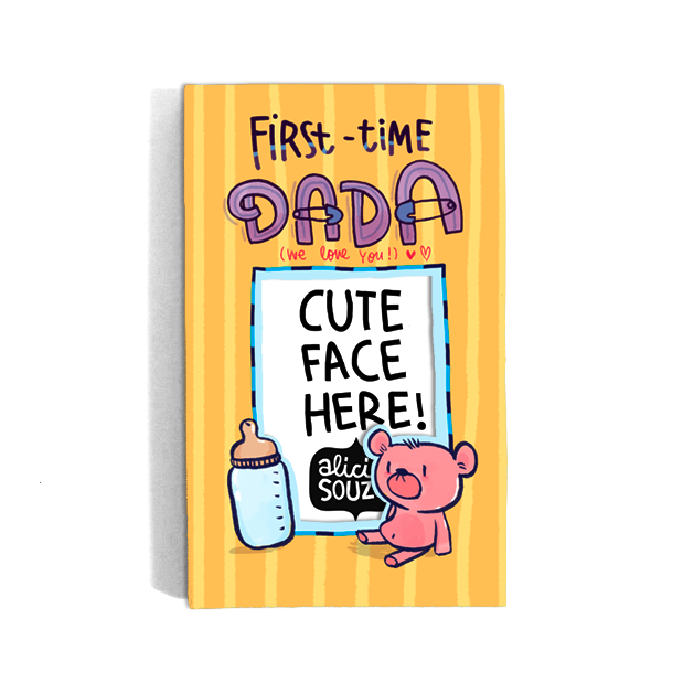 First Time Dada Magnetic Frame - Alicia Souza