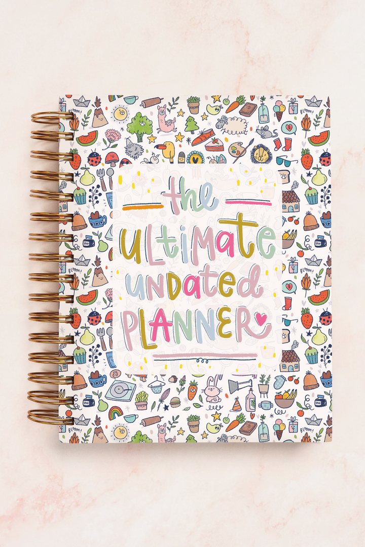 Fun Doodles Ultimate Undated Planner