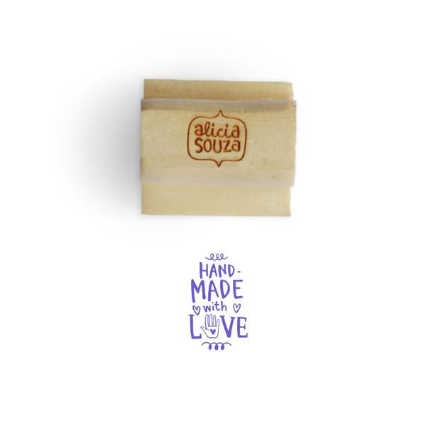 Handmade With Love Stamp