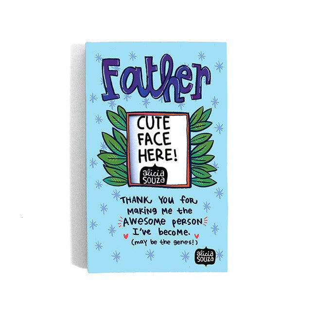 Magnetic Frame - Fathers Love -Refrigerator Magnetic Frame SMALL