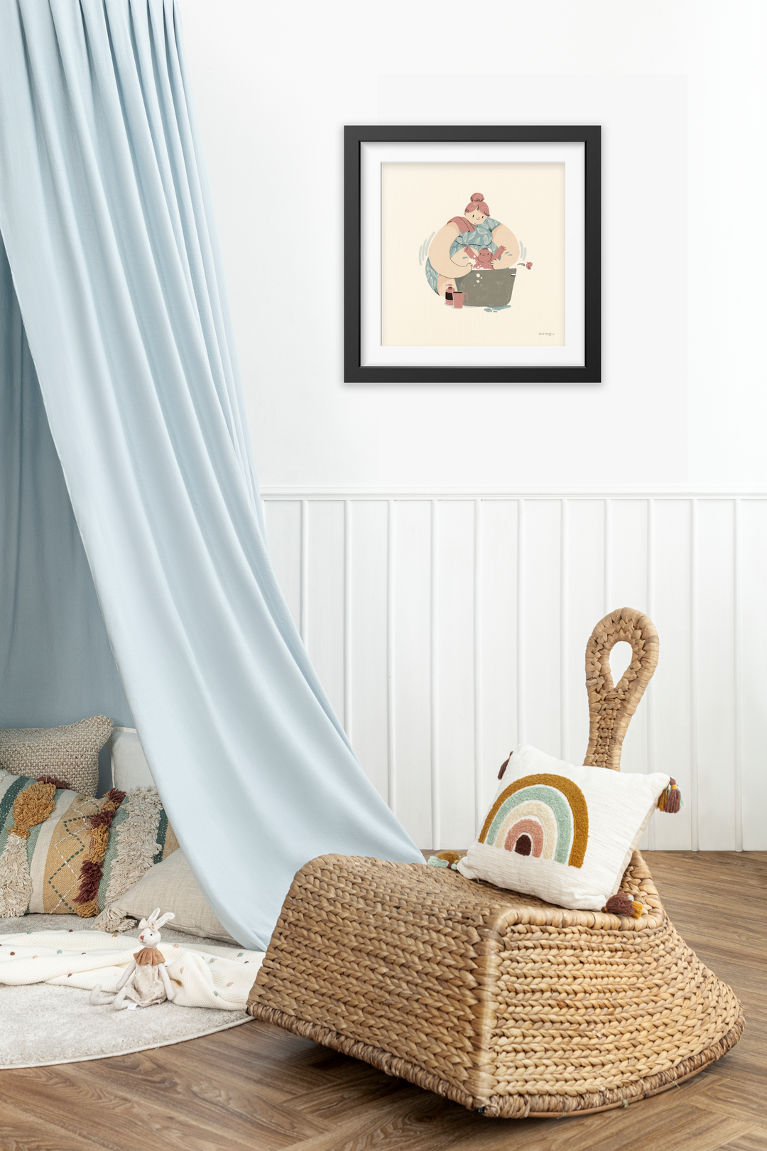 Baby Bath Time Wall Art