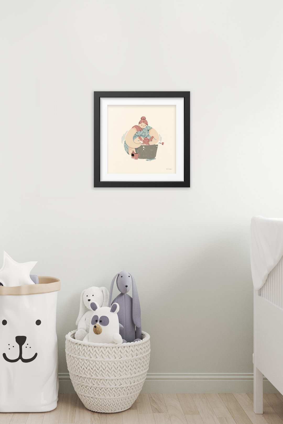 Baby Bath Time Wall Art