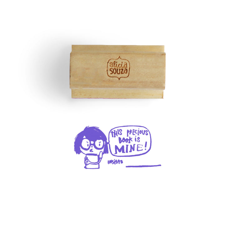 Custom Precious Book Stamp - GIRL