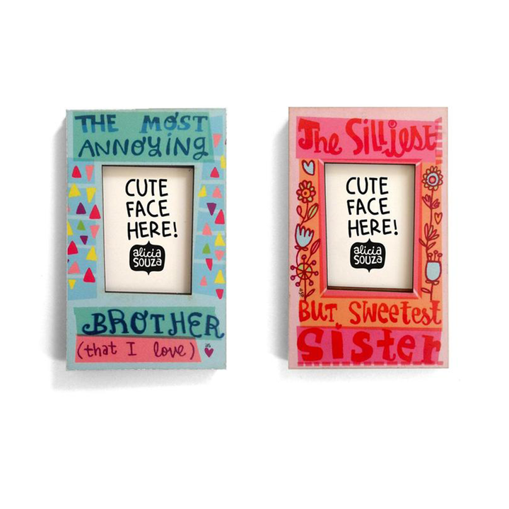 Brother And Sister Magnetic Frames - PACK OF 2